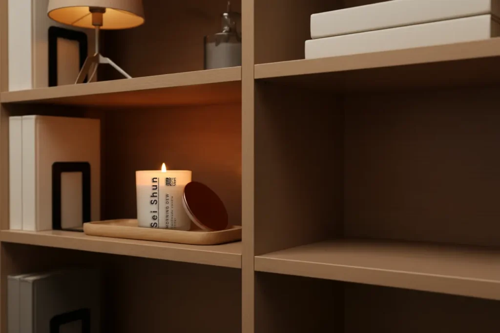 nến thơm cho góc đọc và làm việc tại nhà