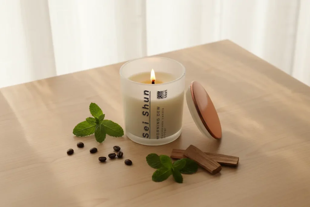 scent pyramid cà phê bạc hà tuyết tùng