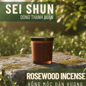 Nến thơm Rosewood Incense/ Hồng mộc đàn hương